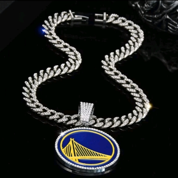 Golden State Warriors Silver Or Gold Iced Chain Necklace Choose 20